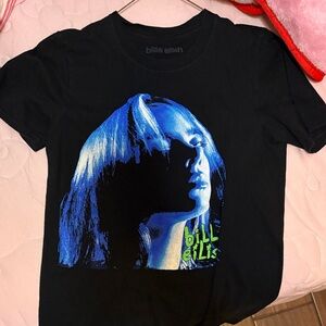 Black and Blue Graphic T-Shirt